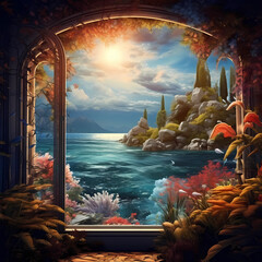beautiful sea view