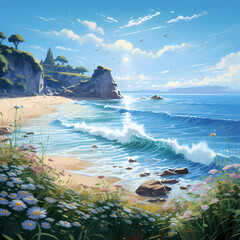 beautiful sea view