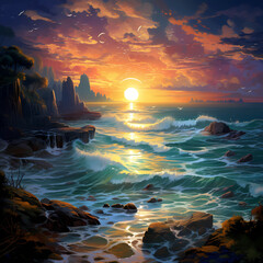 beautiful sea view