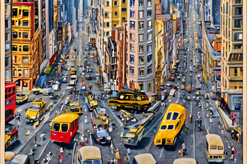 a busy Monday morning street
The busiest and most hectic day of the week is Monday, especially in the morning. This is what the streets look like on Monday.
Generative AI