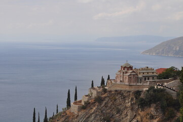 The Holy Cell of Saint George Kartsonaion - Skete St Annas is a cell built on Mount Athos
