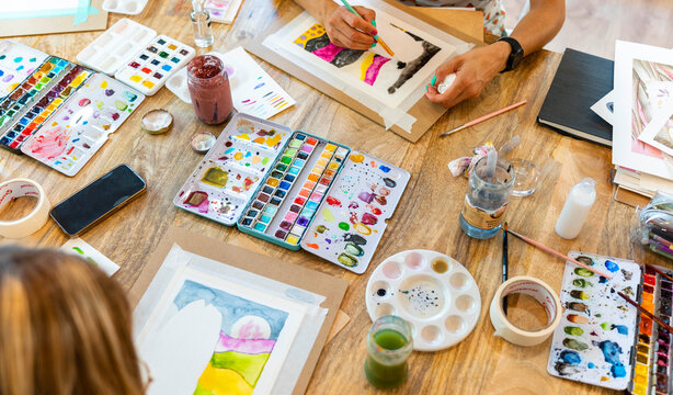 Watercolor Workshop. Empowered Brushes: Women Harnessing Creativity and Expression in Watercolor Workshop