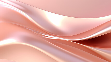 Obraz premium Abstract dark rose gold curve shapes background. luxury wave. Smooth and clean subtle texture creative design. Suit for poster, brochure, presentation, website, flyer. vector abstract design element