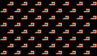 Abstract 1970's background design in futuristic retro style with colorful lines. Vector illustration. Vintage Striped elements, Posters, Banner Samples, Retro Colors from the 1970s 1980s, 70s, 80s