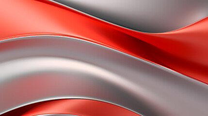 Abstract silver red curve shapes background. luxury wave. Smooth and clean subtle texture creative design. Suit for poster, brochure, presentation, website, flyer. vector abstract design element