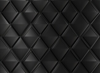 Seamless Metal Floor Plate With Diamond Pattern.Black metal background or black steel surface. SEAMLESS PATTERN. Created with Generative AI technology.