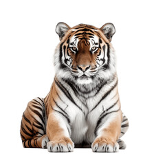 Fototapeta na wymiar tiger transparent background