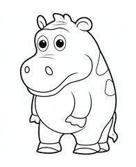 Fototapeta premium coloring page