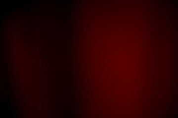 The red curtain has a black shadow that turns the black into red.