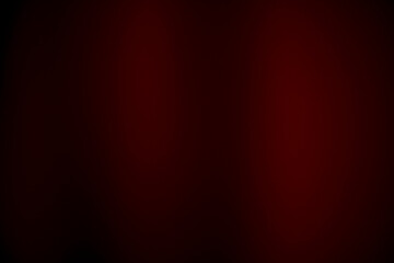 The red curtain has a black shadow that turns the black into red.