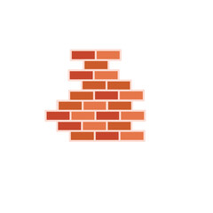 red brick wall background