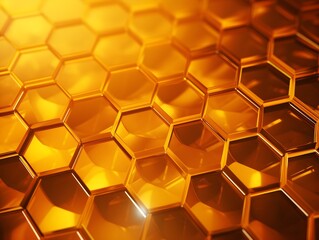 Geometrische Eleganz: Ein Hintergrund mit Wabenmuster