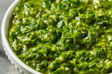 Homemade Spicy Chimichurri Sauce