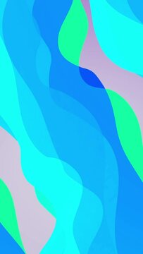 Vertical video. Colorful modern abstract background. Slow motion animated