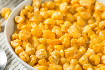 Sweet Sugar Puffed Corn Cereal