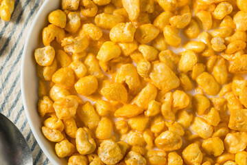 Sweet Sugar Puffed Corn Cereal