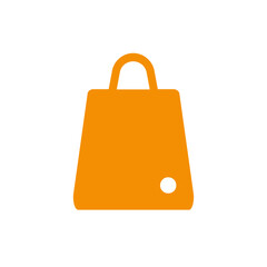 Shopping Bag Icon Isolated on White Background