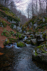 Obraz premium Cascate del Dardagna, città metropolitana di Bologna, Emilia Romagna