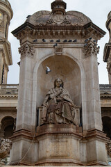Chiesa e piazza di Saint Sulpice, città di Parigi, Francia