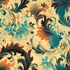 Seamless Vintage Texture: Timeless Patterns for Design and Decor