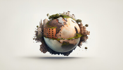 Disruption of the ecological balance in the world