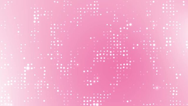 Pink background with dots.Pink shiny light backdrop