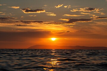 Obraz premium sunset over the sea