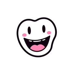 Playful Smiling Ghost Logo Vector Whimsical and Lively Illustration for Branding, Halloween, and Entertainment Designs