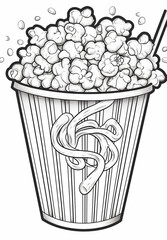 popcorn in a bucket