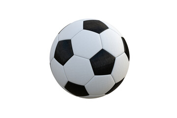 Obraz premium Football ball on isolated background. 3d render