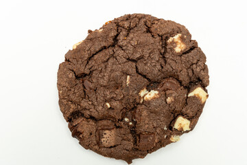 chocolate chip cookie isolated