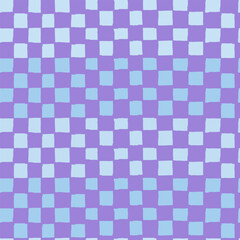 Seamless large checkered repeating pattern for wrapping paper, surface design and other design projects in futuristic aesthetics and retro futurism
