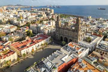 Cathedral de Santa Ana de Canarias on Gran Canaria in Las Palmas town, Spain