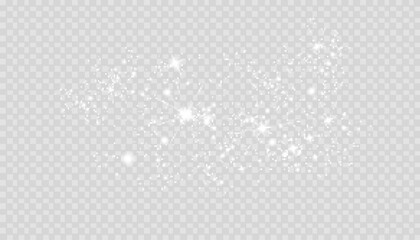 Solar glare.Glow isolated white transparent light effect set, lens flare, explosion, glitter, line, sun flash, spark and stars. Beautiful optical lens flare effect sun light.