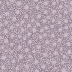 Fototapeta premium seamless background -nature flower- watercolor- hand painted illustration- seamless pattern. paper, cover, fabric, interior generative ai