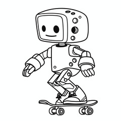 Robot Skateboarding