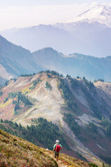 Obraz premium Hike in mountains