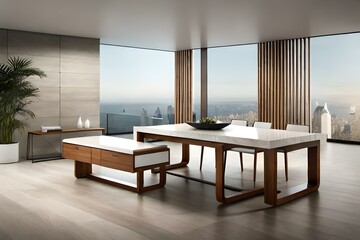 Fototapeta premium modern dining room