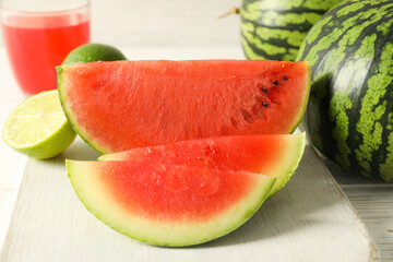 Concept of fresh and juicy food - Watermelon