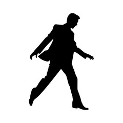 dancing figures silhouette illustration 
