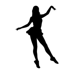 dancing figures silhouette illustration 