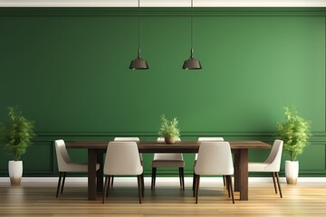 dining room with table