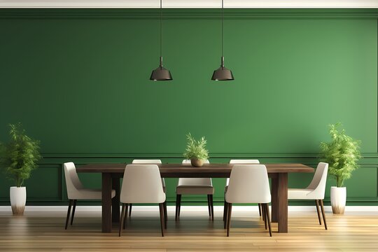 dining room with table