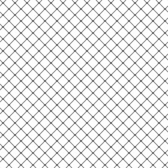 Fototapeta premium Pattern mesh Chain-link. Seamless pattern of mesh fence. Abstract checkered background.