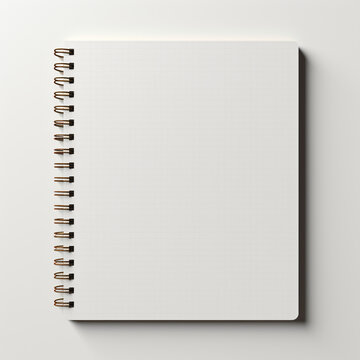 blank notebook paper mockup
generative ai