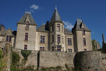 Fototapeta na wymiar Chateau de Bressuire, New Aquitaine, France