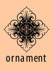 vector outline ornament illustration design