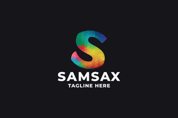 Samsax Letter S Pro Logo Template
