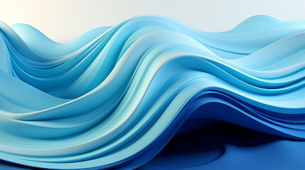 Fototapeta na wymiar Modern waves background illustration, Subtle abstract background with soft pastel waves. Gradient colors. For designing apps or products, Generated AI