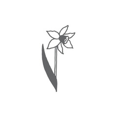 Logo element, clipart, nature, outline, tattoo, handdrawn, drawing